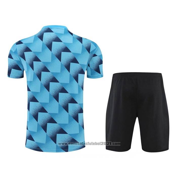 Fato de Treino Juventus Manga Curta 2022-2023 Azul - Calcas Curta